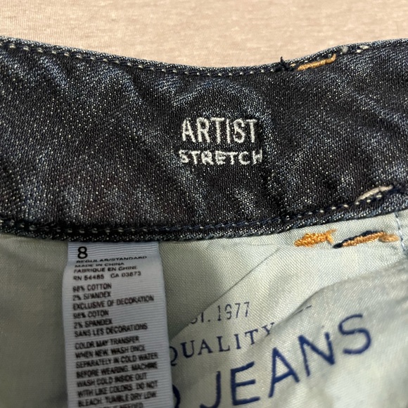 American eagle size 8 artist stretch - Picture 3 of 3